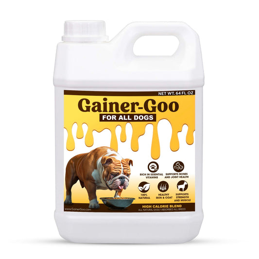 (64oz)  Gainer-GOO (for All Breeds) High Calorie Fat Liquid Weight Gainer