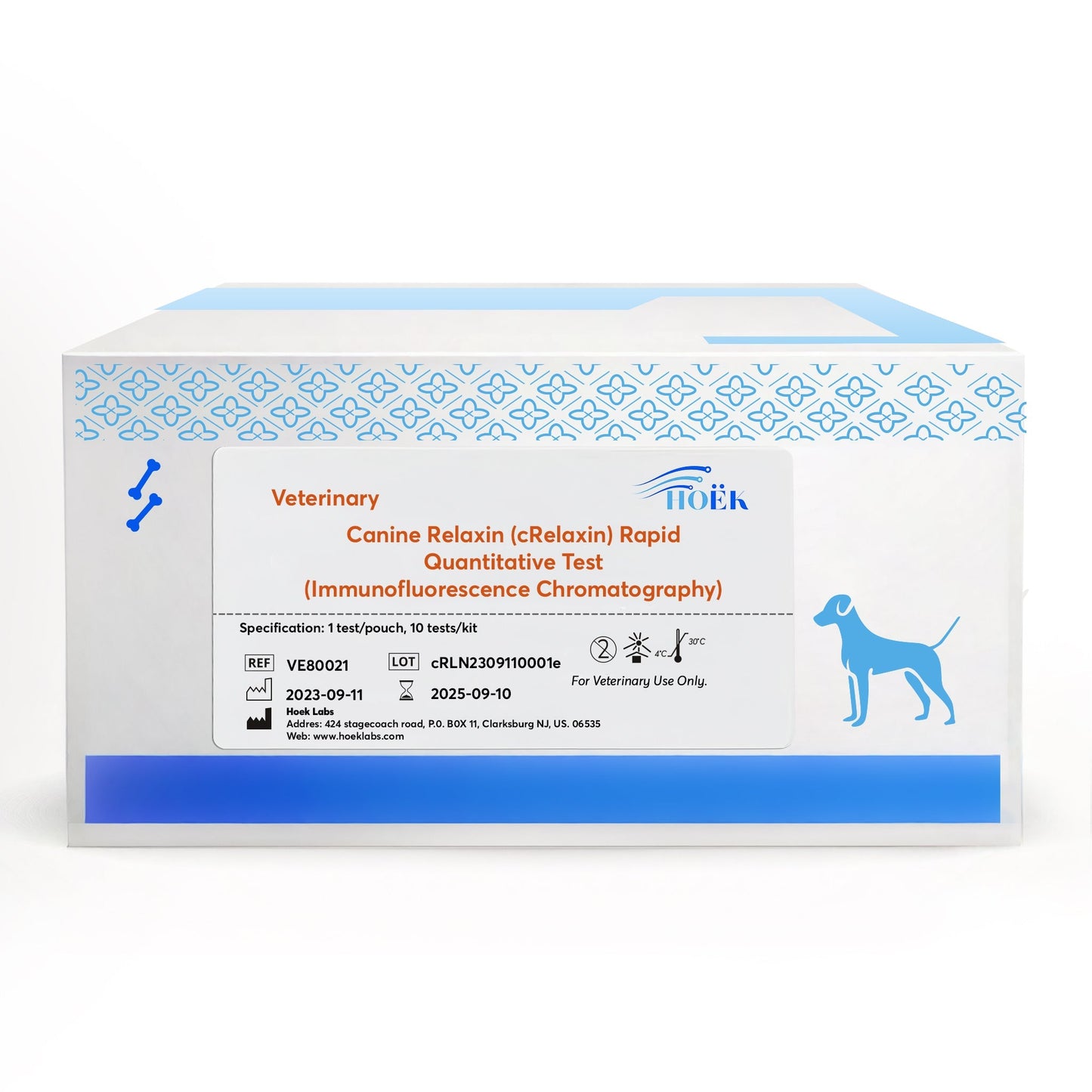 Pre-order (Ships 11.30.2025) Hoëk VET-IF 1 Veterinary Immunofluorescence Analyzer (Tests for canine progesterone & pregnancy)* PRE-ORDER*