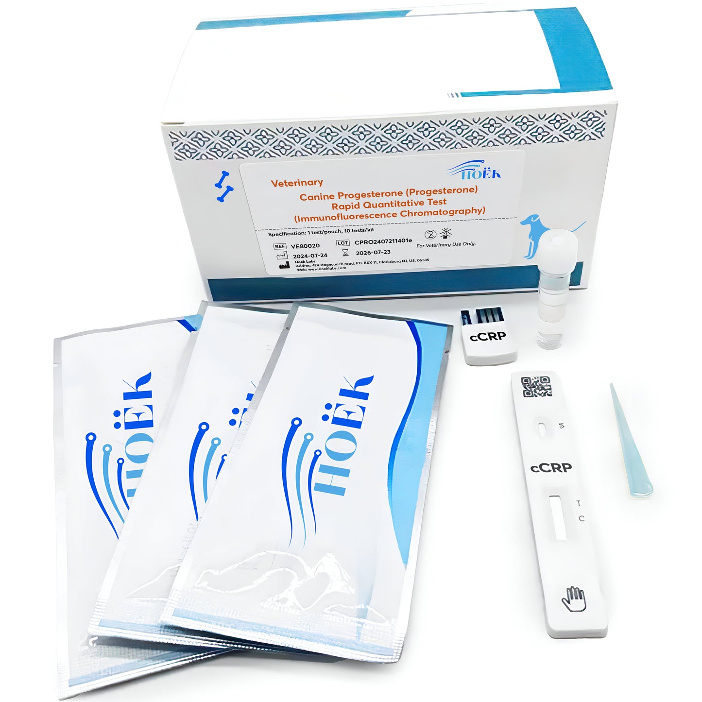 Pre-order (Ships 11.30.2025) Hoëk VET-IF 1 Veterinary Immunofluorescence Analyzer (Tests for canine progesterone & pregnancy)* PRE-ORDER*